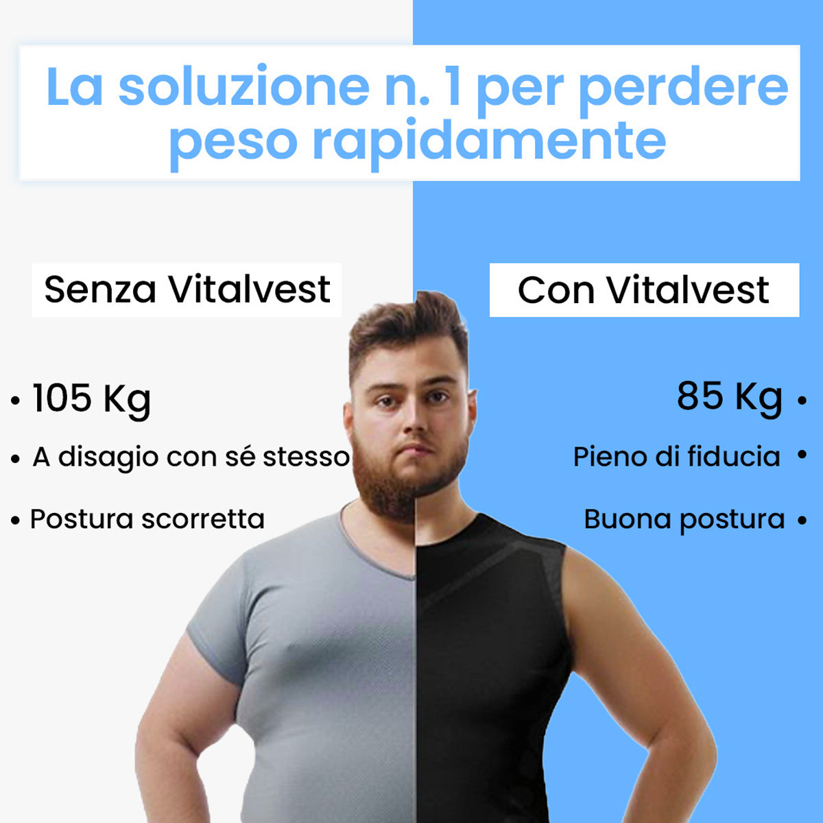 VitalVest - Canotta posturale snellente